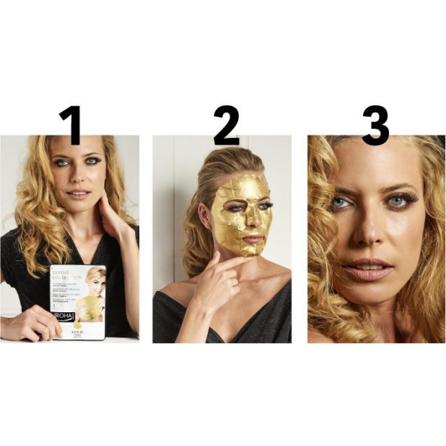 Hydra-firming face mask gold IROHA