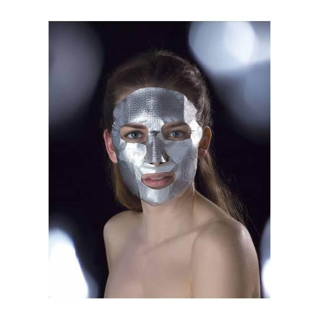 Masque visage tissu illuminateur platinium IROHA