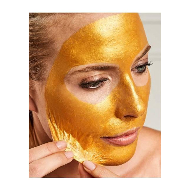 Maschera viso staccabile color oro IROHA
