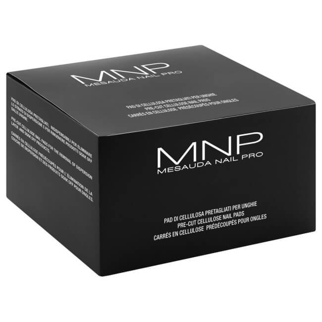 Doos met 200 vierkante cellulose nagelpads van Mesauda. Doos met 200 vierkante cellulose nagelpads van Mesauda.