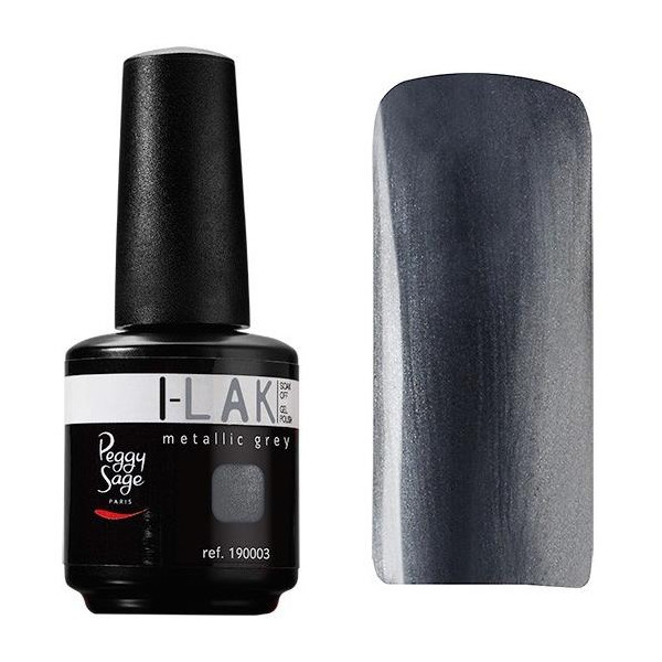 Soak UV Gel I-Lak Peggy Sage grau metallic 190003 Soak UV Gel I-Lak Peggy Sage grau metallic 190003