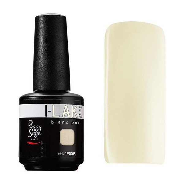 Gel UV Soak salida de la I-Lak Peggy Sage blanco puro 190015 Gel UV Soak salida de la I-Lak Peggy Sage blanco puro 190015