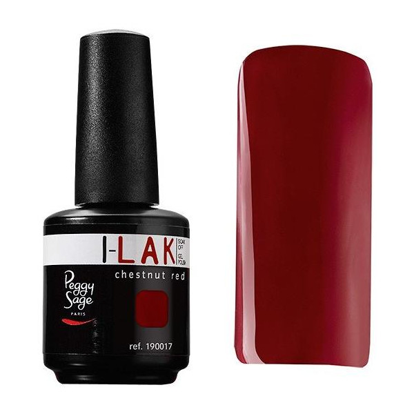 Gel UV Soak salida de la I-Lak Peggy Sage castaño rojo 190017 Gel UV Soak salida de la I-Lak Peggy Sage castaño rojo 190017