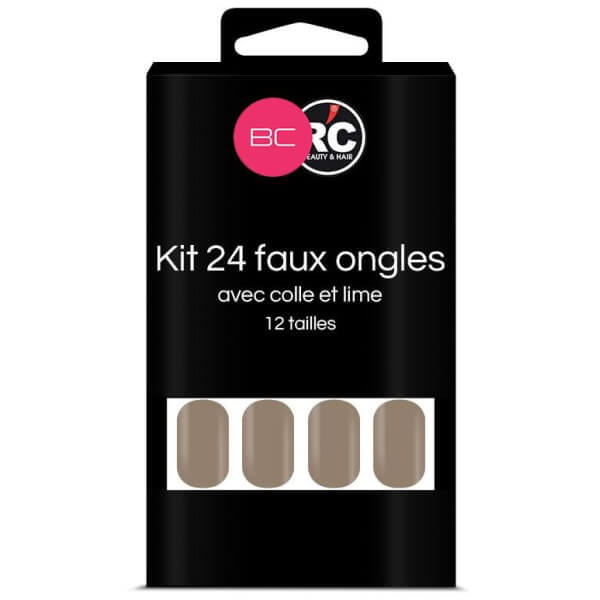 Caixa de 24 pontas postiças para unhas Porpoise Beauty Coiffure Caixa de 24 pontas postiças para unhas Porpoise Beauty Coiffure