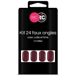 Doos met 24 nepnageltips Winterbloom Beauty Coiffure