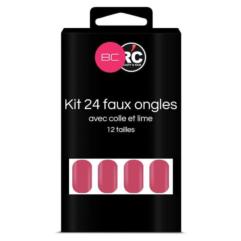 Caixa com 24 pontas de unhas falsas Shocking Beauty Coiffure
