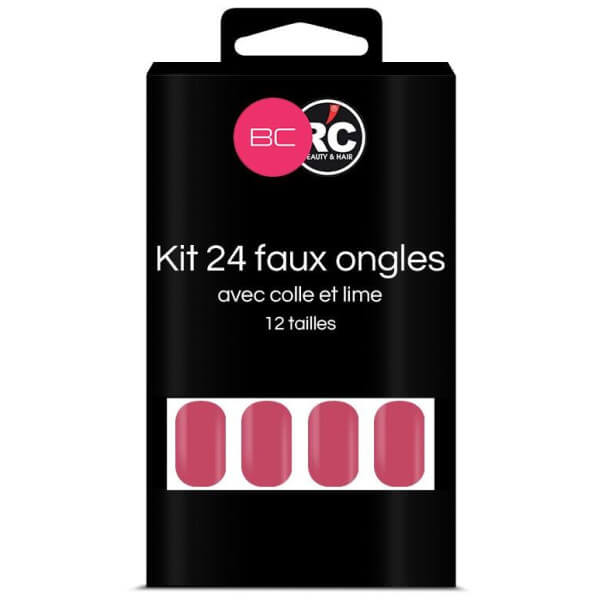 Boîte de 24 tips faux-ongles Shocking Beauty Coiffure