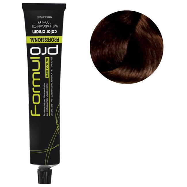 Kleuring 6.77 donkerblond intens bruin Formul Pro 100ML