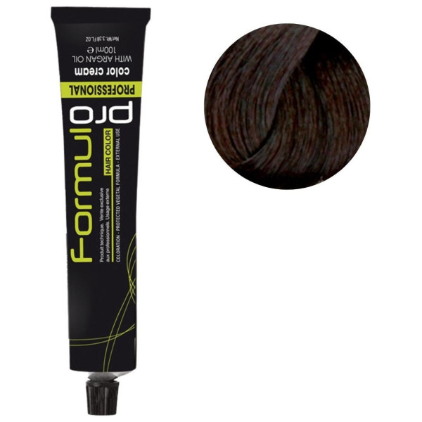 Coppery brown hair color 4.4 Formul Pro 100ML