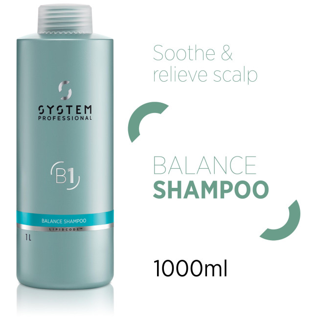 Schonendes Shampoo B1 System Professional Balance 1000ML