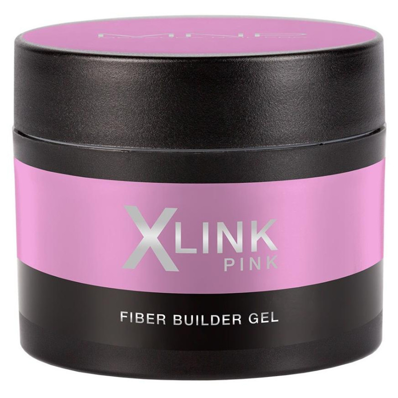Fibra constructora gel rosa Xlink MNP 25g