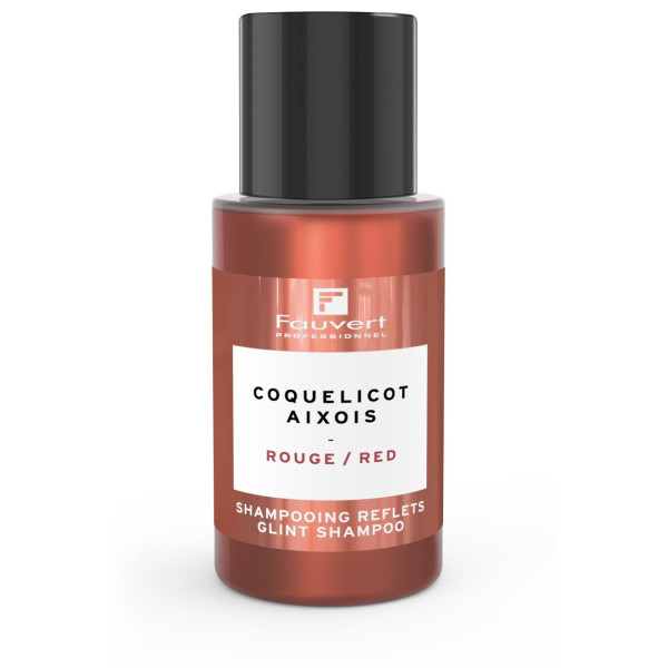 Shampooing pigmenté reflet rouge coquelicot Fauvert 50ML