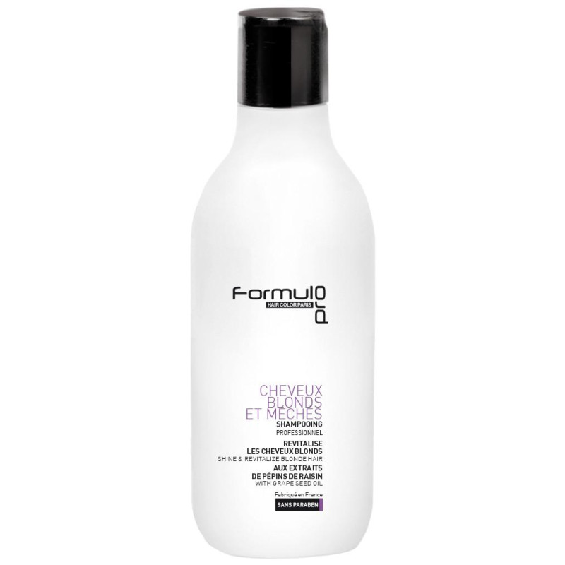 Gray, blonde, and highlighted hair shampoo Formul Pro 250ML