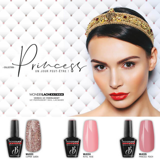 Verniz da Coleção Rainha de Cobre Princesa Wonderlack BeautyNails 12ML