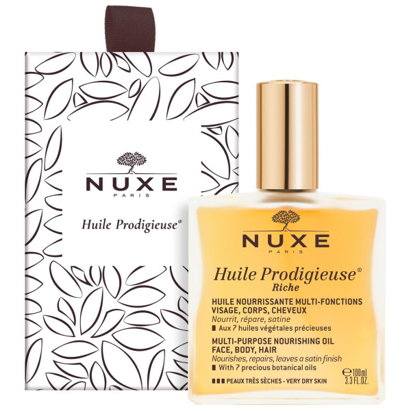 Huile Prodigieuse® riche visage, corps & cheveux Nuxe 100ML