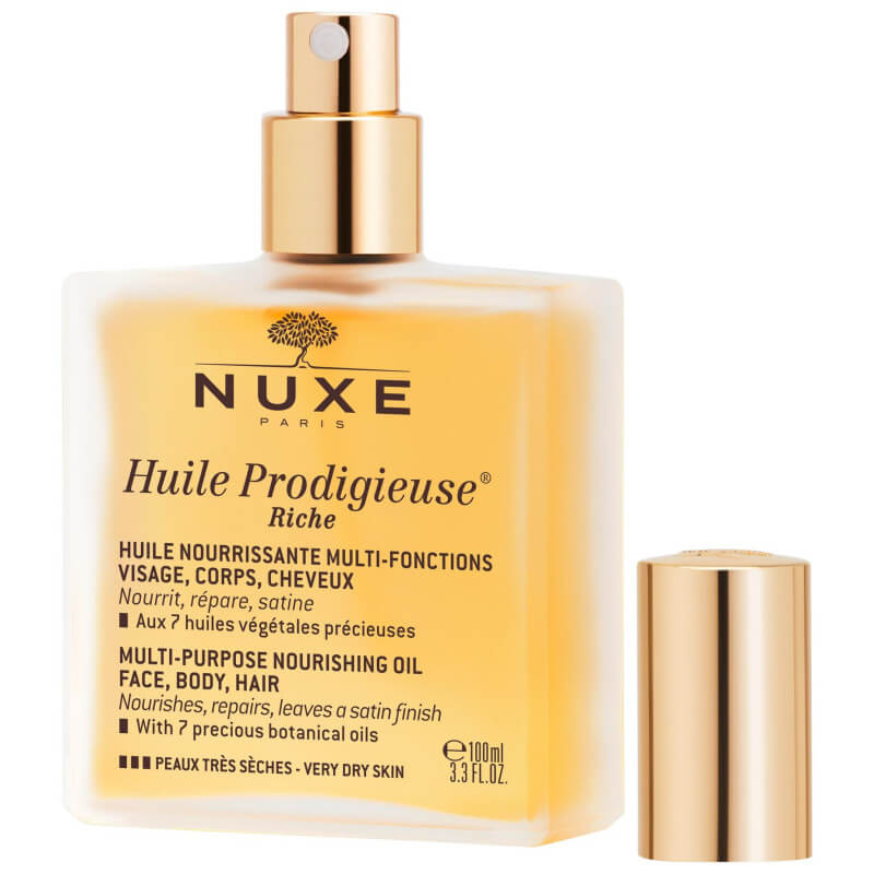 Huile Prodigieuse® riche visage, corps & cheveux Nuxe 100ML