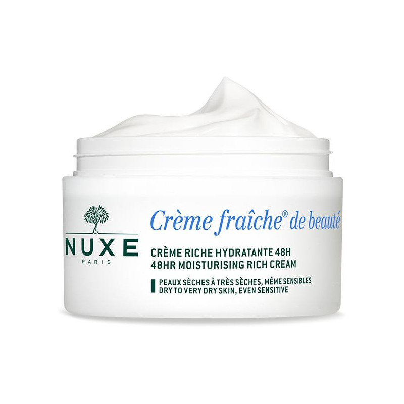 Feuchtigkeitsspendende reichhaltige Creme 48h Crème Fraîche® de Beauté Nuxe 50ML
