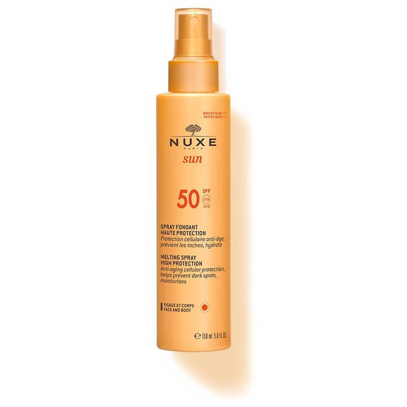 Spray de fondant de alta proteção SPF 50 150ML