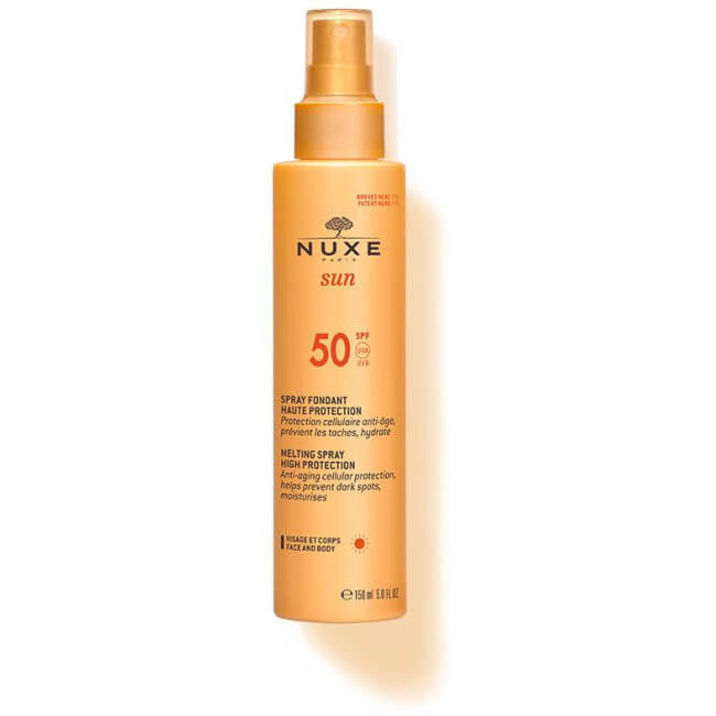 Spray de fondant de alta proteção SPF 50 150ML