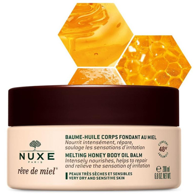 Baume-aceite corporal fundente con miel Rêve de Miel® Nuxe 200ML