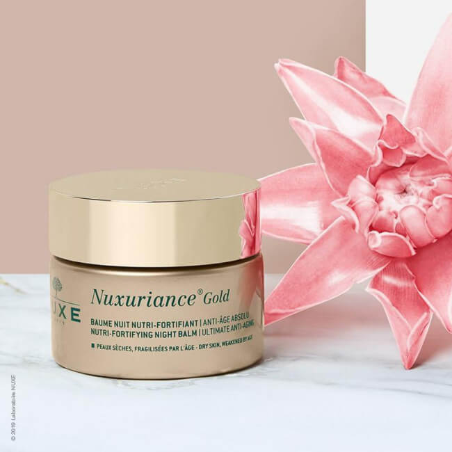 Bálsamo de noche nutri-fortificante Nuxuriance® Gold Nuxe 50ML