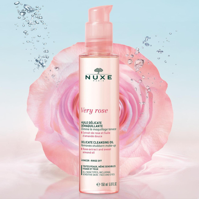 Delicate facial cleansing oil Very Rose Nuxe 150ML
