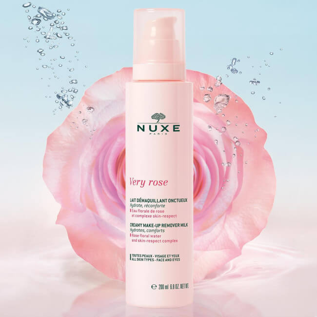 Lait démaquillant onctueux Very Rose Nuxe 200ML