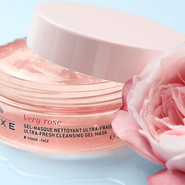 Gelmasker Ultra-Frisse Reinigende Gezichtsverzorging Very Rose Nuxe 150ML