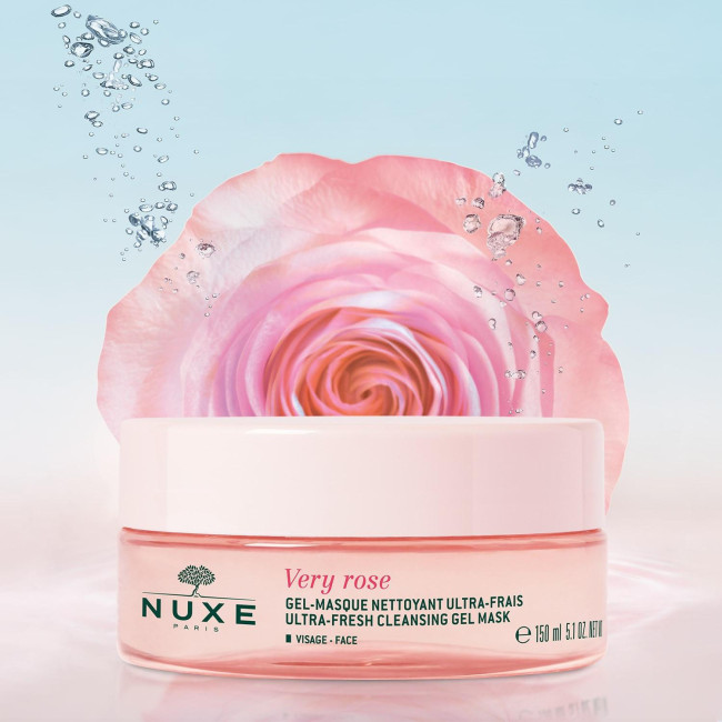 Gel-maschera detergente ultra-fresco Very Rose Nuxe 150ML Nuxe