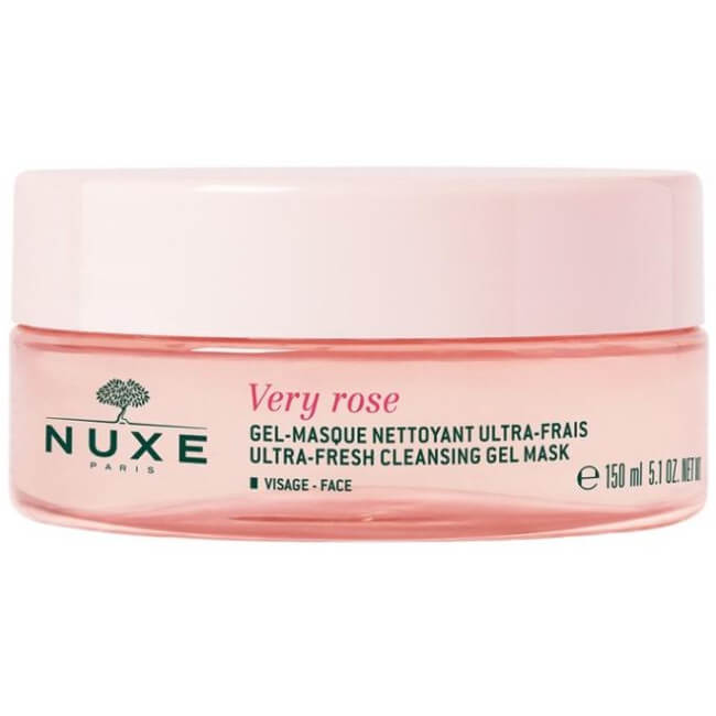 Gelmasker Ultra-Frisse Reinigende Gezichtsverzorging Very Rose Nuxe 150ML