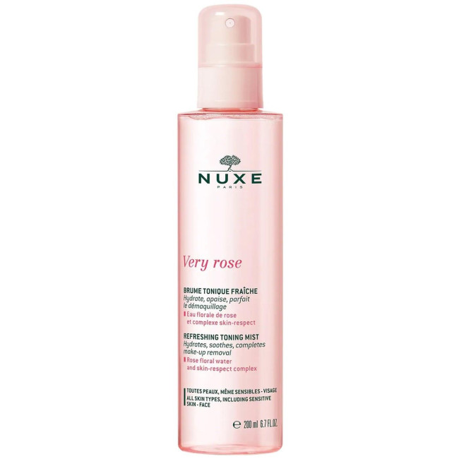 Refreshing Very Rose Face Toning Mist Nuxe 200ML