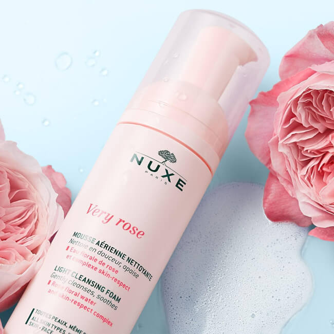 Mousse limpiadora Very Rose Nuxe 150ML