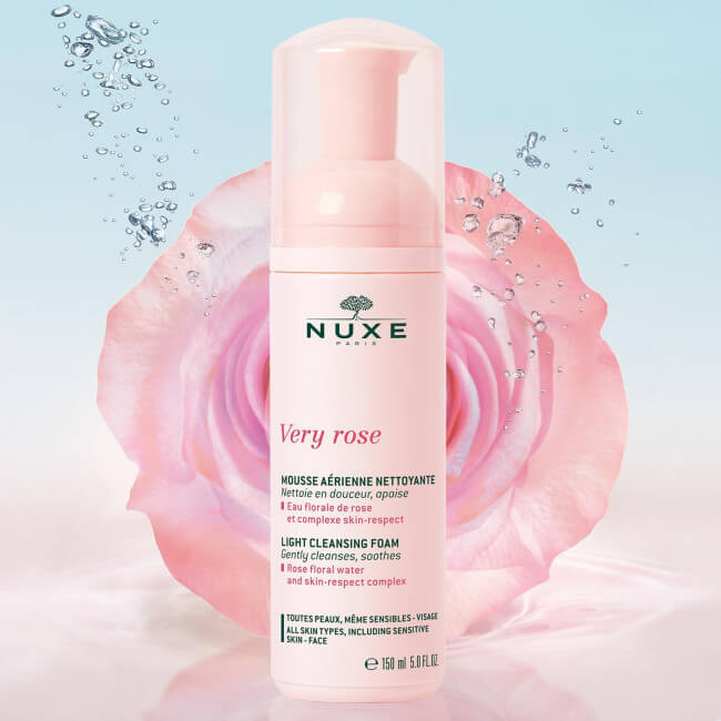 Mousse limpiadora Very Rose Nuxe 150ML