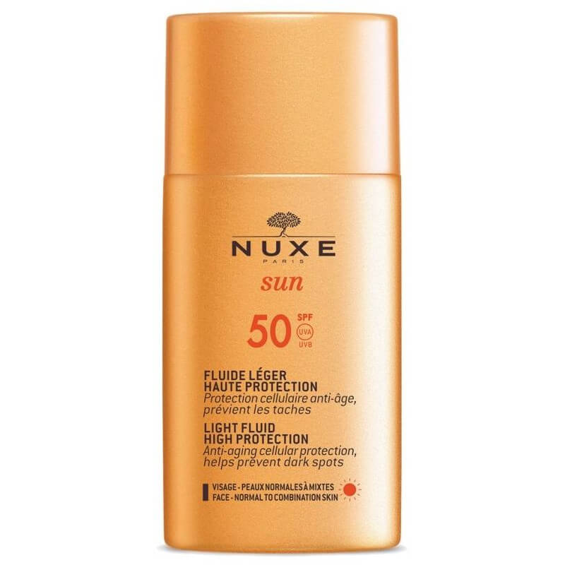 Fluido ligero de alta protección SPF50 NUXE Sun 50ML.