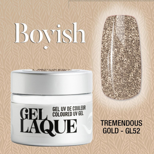 Gel Laque Tremendous Gold BeautyNails 5g