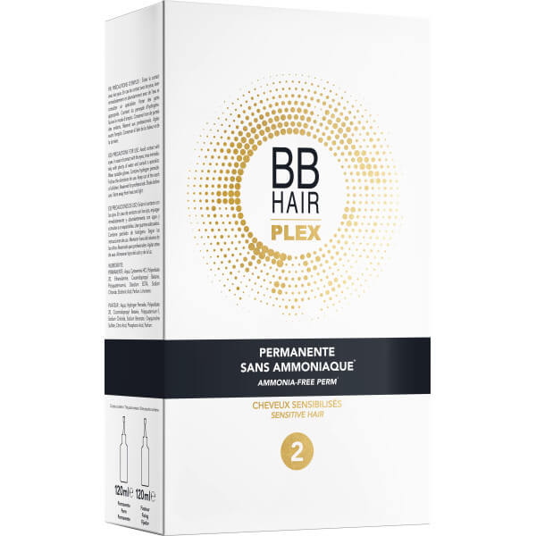 Permanente zonder ammoniak nr. 2 voor gevoelig haar BBHair Plex Permanente zonder ammoniak nr. 2 voor gevoelig haar BBHair Plex