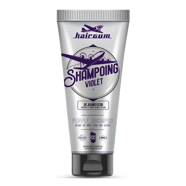 Shampooing violet déjaunisseur Hairgum 225ML Shampooing violet déjaunisseur Hairgum 225ML