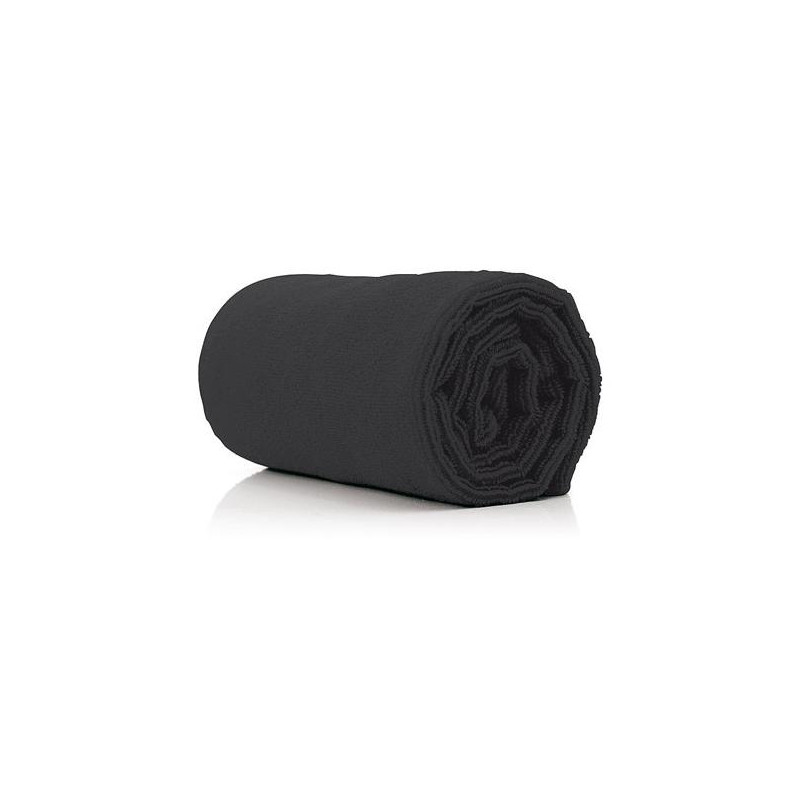 Paquete de 10 toallas de microfibra negro (73*40cm)