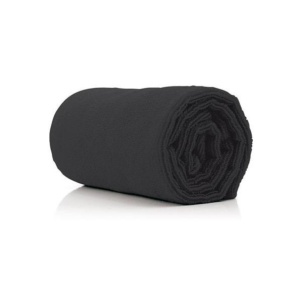 10 asciugamani in microfibra neri 73 * 40 cm