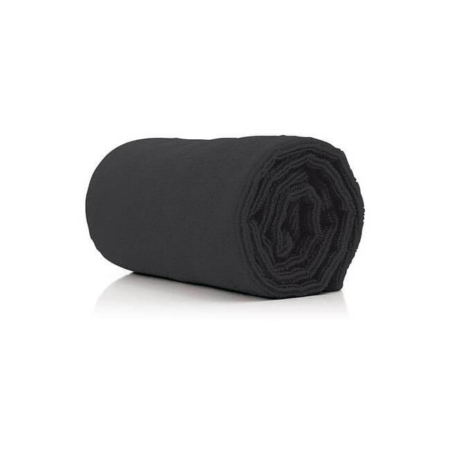 10 serviettes microfibres noires 73*40cm