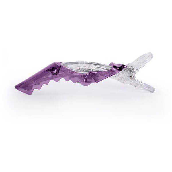 4 pinces dragon lilas