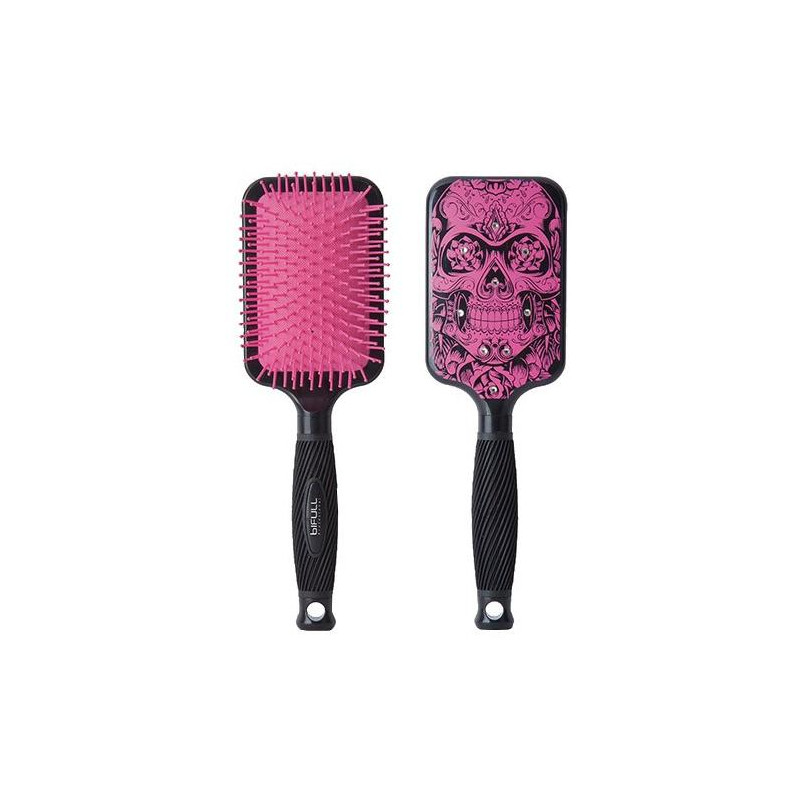 Spazzola per capelli a forma di racchetta Catrin rosa