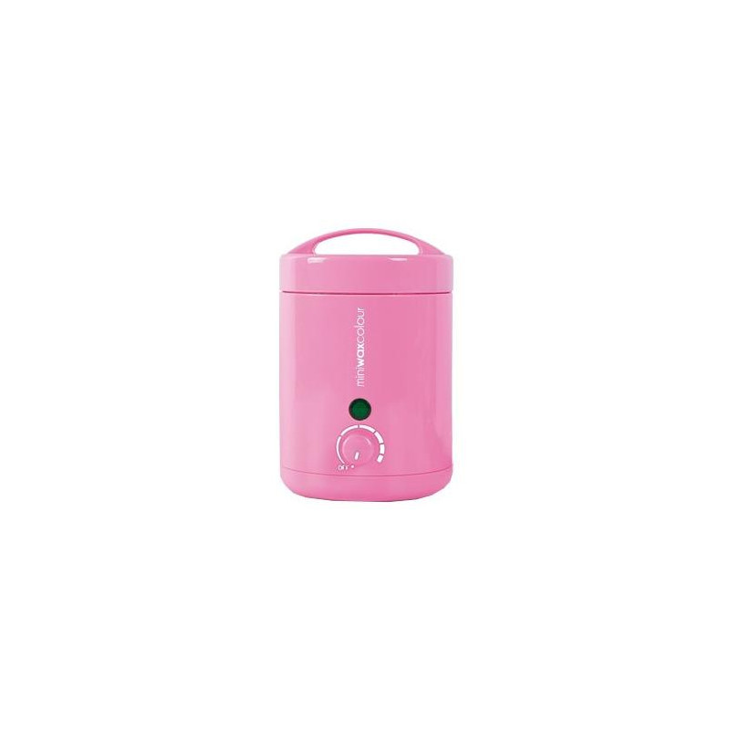 Calentador de cera Mini Wax de color rosa 125ML.