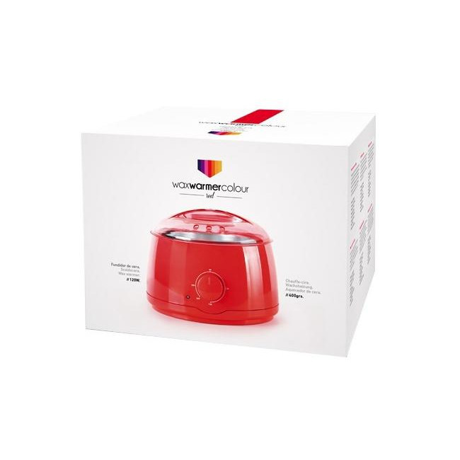 Calentador de cera Wax Warmer Color rojo 400g
