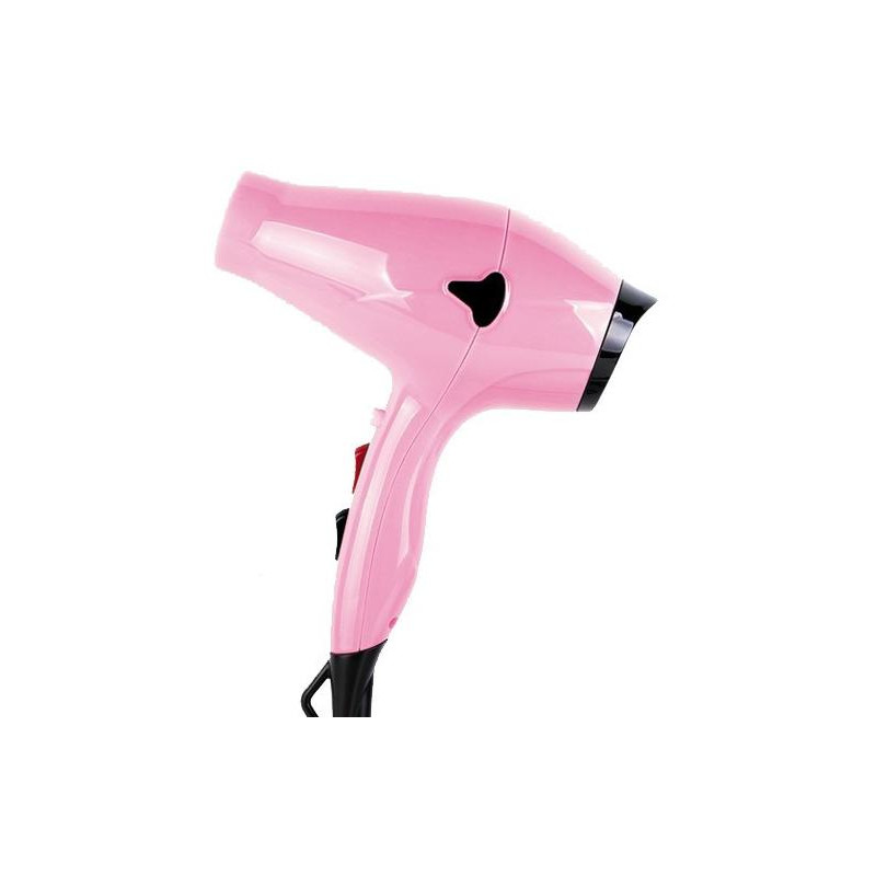 Pluma compact pastel pink hair dryer