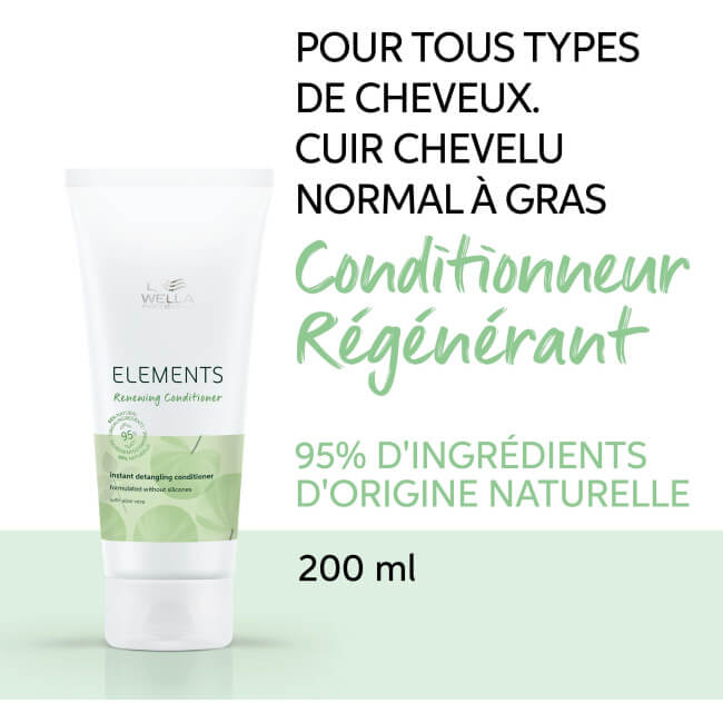 Conditionneur régénérant Renewing Elements Wella 200ML