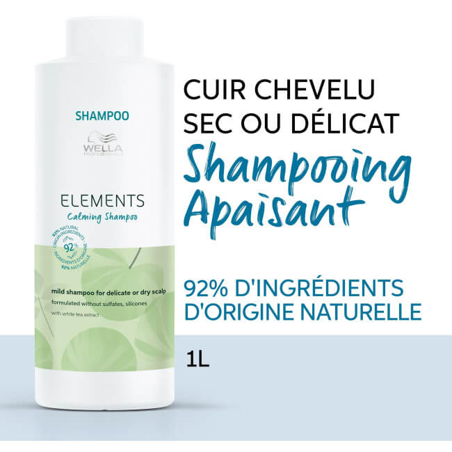 Champú suave Calming Elements Wella 1L