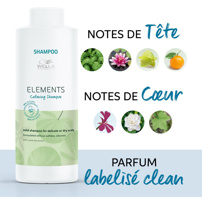 Milde beruhigende Shampoo Calming Elements Wella 1L