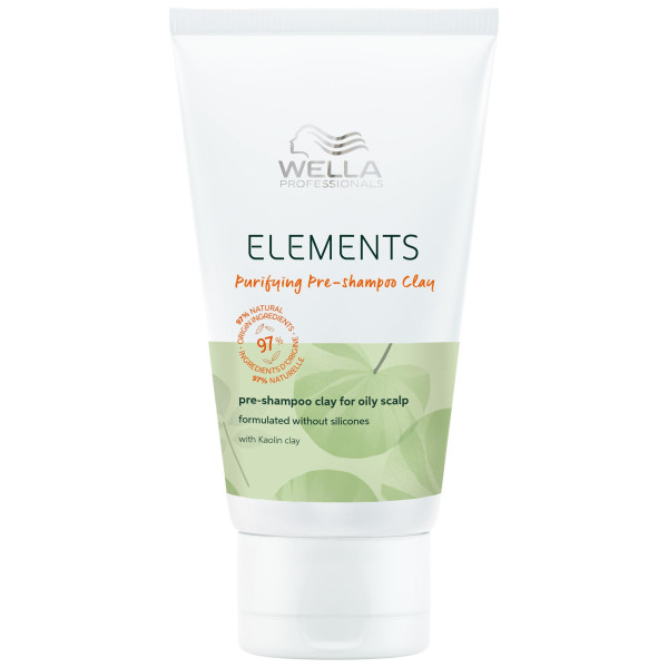 Wella 70ML Purifying Elements pre-shampoo purificante all'argilla