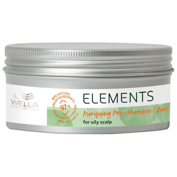 Pre-shampooing purificante all'argilla Purifying Elements Wella da 225 ml.